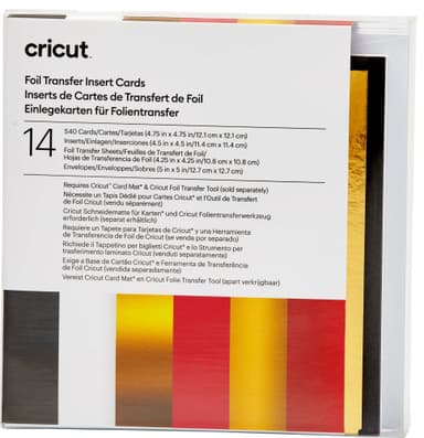 Cricut Foil-inläggskort 14-pack (Royal Flush)