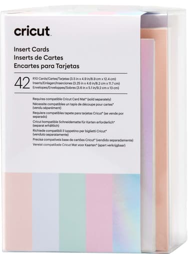 Cricut-inläggskort 42-pack (Princess)