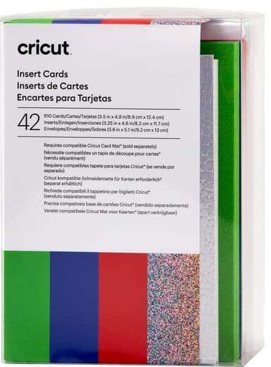 Cricut-inläggskort 42-pack (Rainbow)