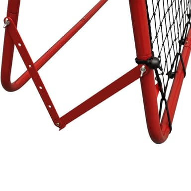 vidaXL Justerbart fotbollsmål Kickback Rebounder 100 x 100 cm