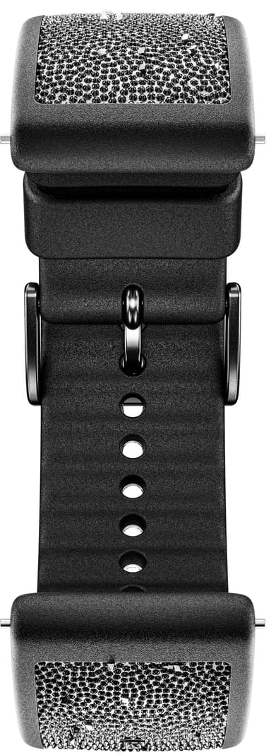 Polar silikonarmband 20mm (obisidian)
