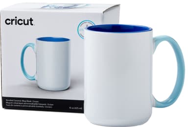 Cricut Bevelled mugg (ocean)