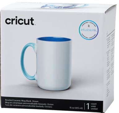 Cricut Bevelled mugg (ocean)