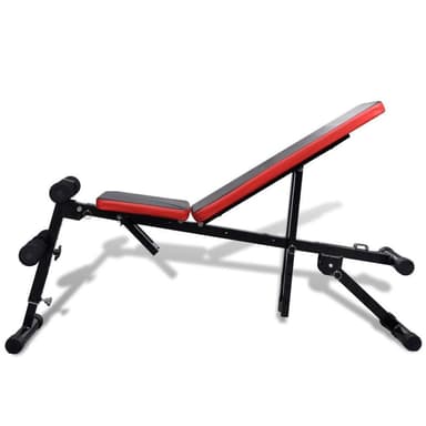 vidaXL Justerbar Sit-up-bänk, Träningsbänk