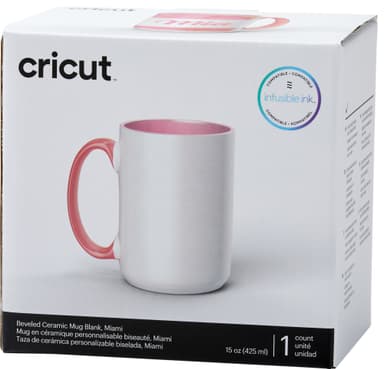 Cricut Bevelled mugg (miami)