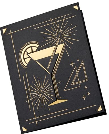 Cricut Joy A6 Foil insättningskort 8st (forest)
