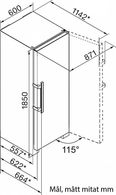 Miele kylskåp K28202DEDTCS