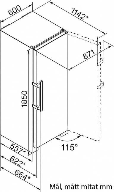Miele kylskåp K28202DWS