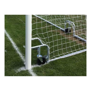 Tress Sport & Lek Fotbollsmål Smartlift 11 mot 11 Vit 7,32 x 2,44 m