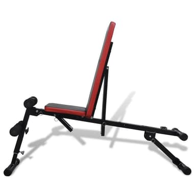 vidaXL Justerbar Sit-up-bänk, Träningsbänk