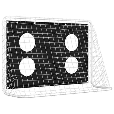 vidaXL Fotbollsmål för träning stål 184x61x122cm