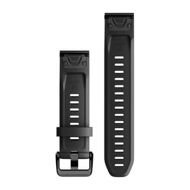 Garmin 20 mm silikon QuickFit klockarmband (svart)