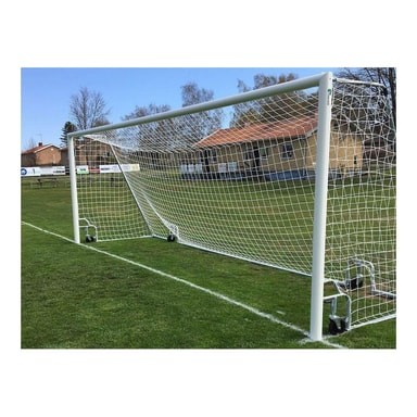 Tress Sport & Lek Fotbollsmål Smartlift 11 mot 11 Vit 7,32 x 2,44 m