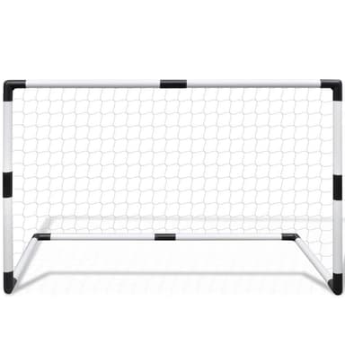 vidaXL Minifotbollsmål 2-pack för barn 91,5x48x61cm