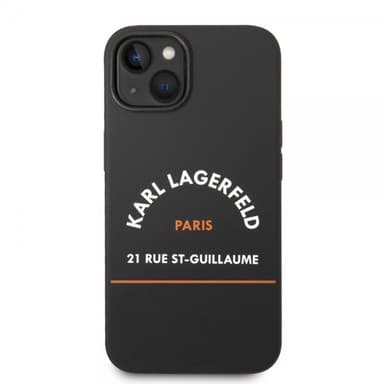 Karl Lagerfeld iPhone 14 Plus Skal Rue St Guillaume Svart