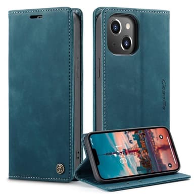 CASEME Plånboksfodral iPhone 14 Plus - Blå
