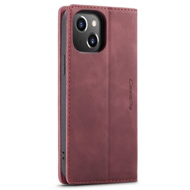 CASEME Plånboksfodral iPhone 14 Plus - Röd
