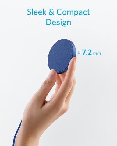 Anker PowerWave II Magnetic Pad trådlös laddare (navy) - Elgiganten