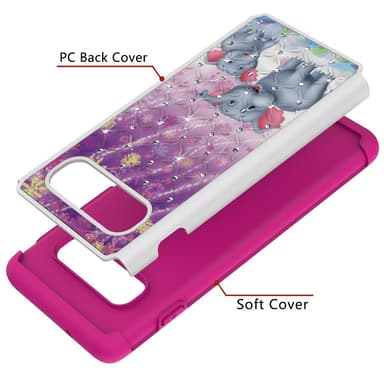 Samsung Galaxy S10 TPU-Skal Armor Extra Tåligt - Elephants