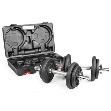 Gymstick Adjustable Dumbbell Set, Hantelset 20 kg