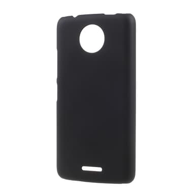 Lenovo Moto C Plus, Skal Plastskal Rubberized - Svart