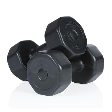 Gymstick Vinyl Dumbbells, Hantelset 2 x 3 kg