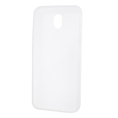Samsung Galaxy J7 (2017) Slimmat TPU skal frostat - Vit