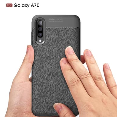Samsung Galaxy A70 TPU-skal Litchi Grain