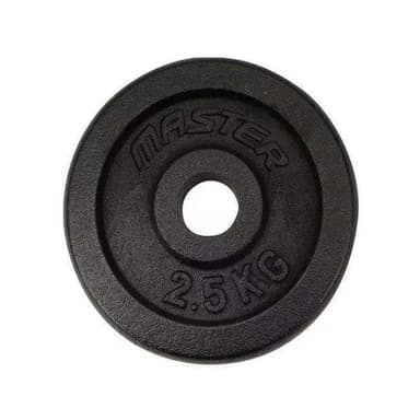 Master Fitness Skolvikt 30 mm, Viktskivor Järn 1,25 kg