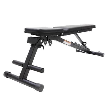 Master Fitness Black II Foldable Bench, Träningsbänk