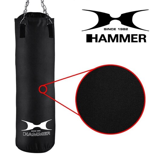 Hammer Boxing Punching Bag Fit - Black, Kampsportsäck 20 kg
