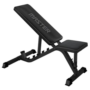 Master Fitness Träningsbänk Black, Träningsbänk
