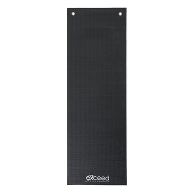 Exceed Yoga Mat With Eyelets, Black 1800X600X5mm, Yogamatta Elgiganten