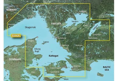 Garmin Oslo - Trelleborg Garmin VEU042R - BlueChart g3 Vision mSD/SD