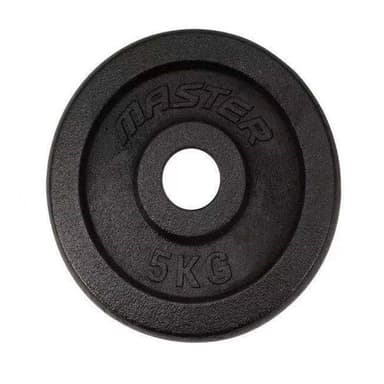 Master Fitness Skolvikt 30 mm, Viktskivor Järn 5 kg