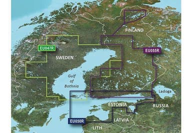 Garmin Gulf of Bothnia Garmin VEU047R - BlueChart g3 Vision mSD/SD