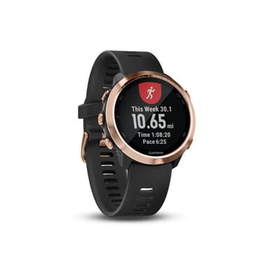 Garmin Forerunner® 645 Music, Pulsklocka Roséguldfärgad med svart band