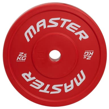 Master Fitness Technique Plate, Viktskiva Gummerad 2,5 kg