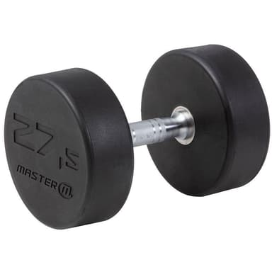 Master Fitness Hantel Premium, Hantlar Gummi 27,5 kg