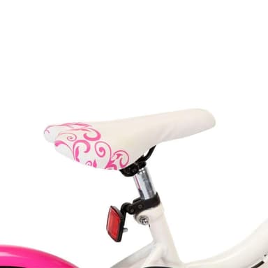 vidaXL Barncykel 20 tum rosa och vit