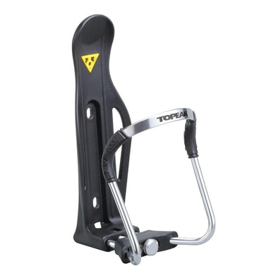 Porte-bouteille Vélo Réglable Topeak Modula Cage II - Noir - Pour Bouteilles De 63 à 74 Mm - Aluminium Et Plastique