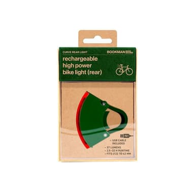 Bookman Curve Rear Light, Cykelbelysning
