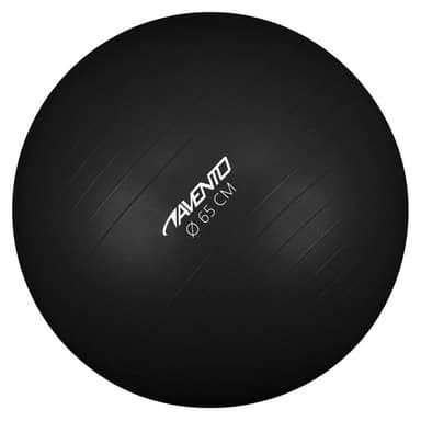 vidaXL Gymnastikboll svart 65 cm