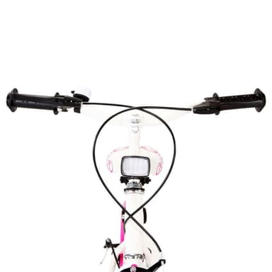 vidaXL Barncykel 20 tum rosa och vit