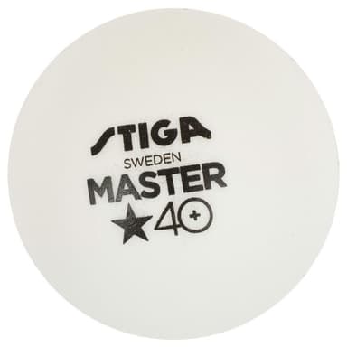 STIGA Master 6-pack ABS 1-star, Bordtennisbollar