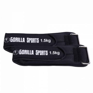 Gorilla Sports Handledsvikt Fotledsvikt Ankelvikt - 0,5-2kg 2 x 1,5 kg