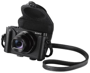 Väska till Sony CyberShot HX90V och WX500 (svart)