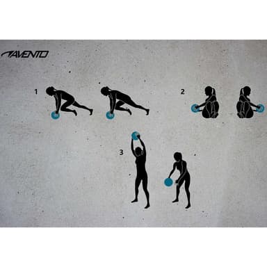 Avento Medicinboll slam texturerad 6 kg