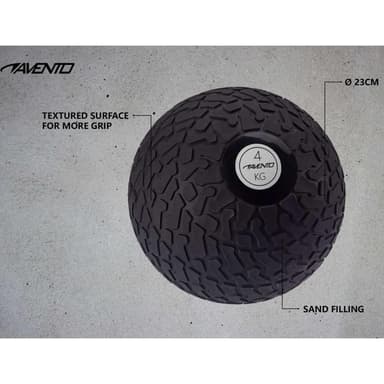 Avento Medicinboll slam texturerad 4 kg