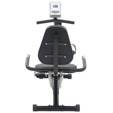 vidaXL Liggande motionscykel magnetisk drift och pulsmätning
